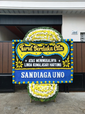 Papan Bunga Duka di Bobo